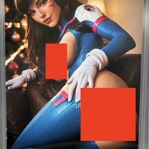 Bangers Comics D.Va Overwatch Cosplay Virgin Variant Cover Ltd 100